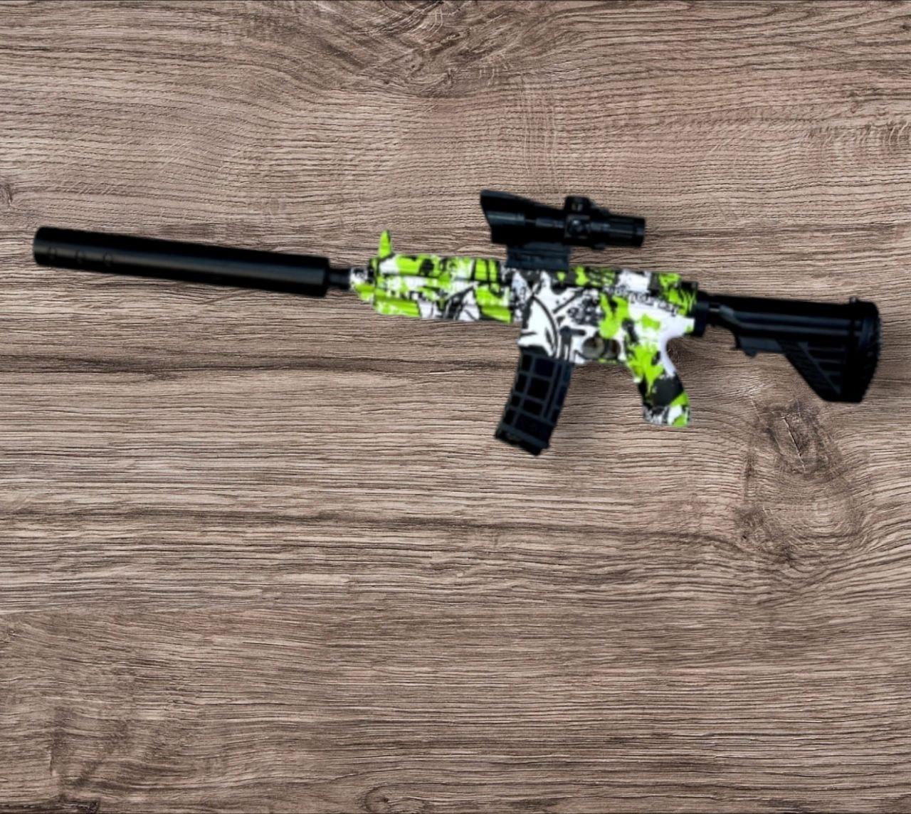 Детская снайперская винтовка автомат MH027A, детское игрушечное оружие, пневматический пистолет для игры детей - фото 4 - id-p224460087