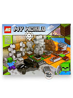 Детский конструктор Minecraft, Майнкрафт "My world" 180 деталей.