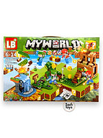 Детский конструктор Minecraft, Майнкрафт "My world" 335 деталей.
