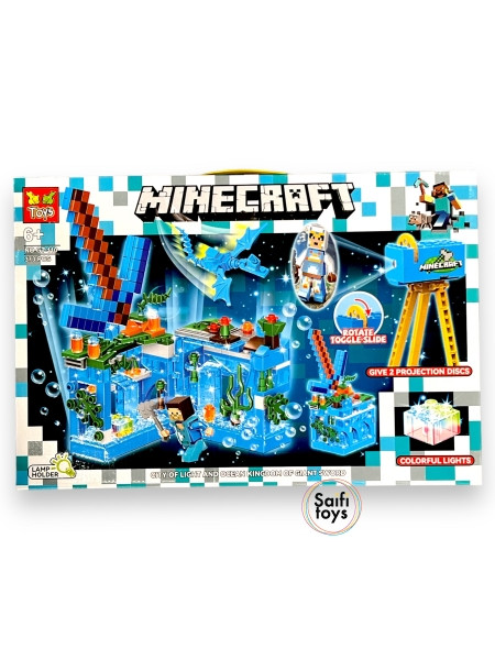 Детский конструктор Minecraft, Майнкрафт "My world" 353 деталей.