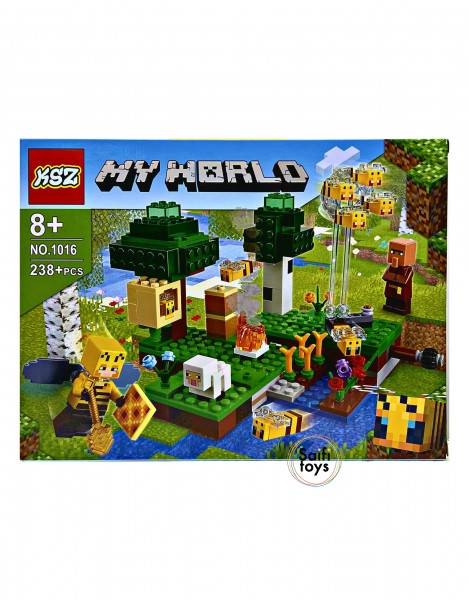 Детский конструктор Minecraft, Майнкрафт "My world" 238 деталей. - фото 1 - id-p224460142