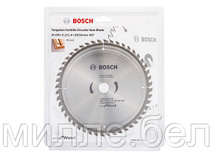 Диск пильный 190х20 мм 48 зуб. по дереву ECO WOOD BOSCH ( твердоспл. зуб)