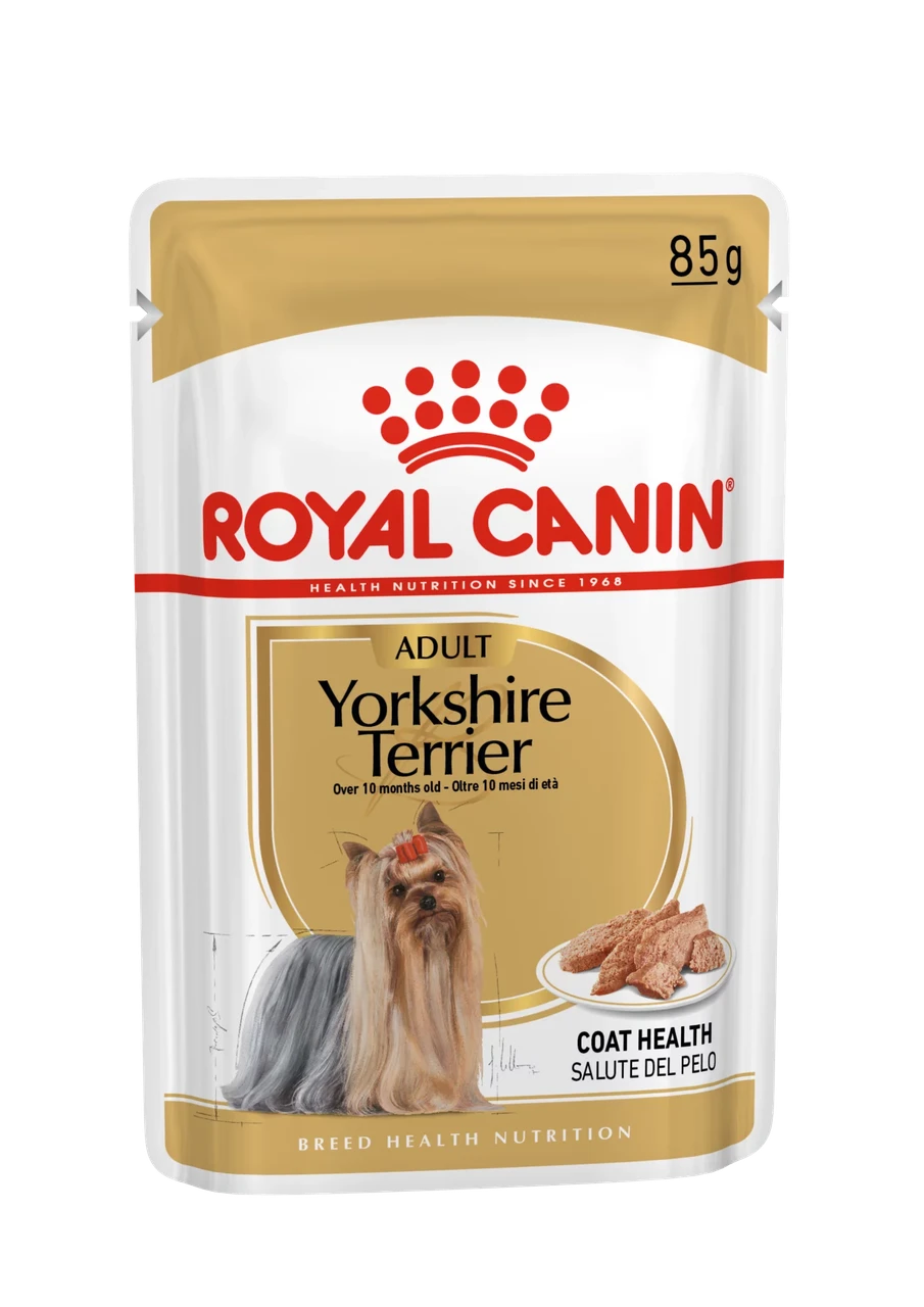 Royal Canin Yorkshire Terrier влажный корм (в паштете) для собак породы йоркширский терьер, 85г., (Австрия)