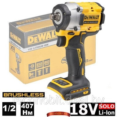 Аккумуляторный гайковерт DeWALT DCF921N (18V, 407Нм, без аккумуляторов) - фото 1 - id-p224461083