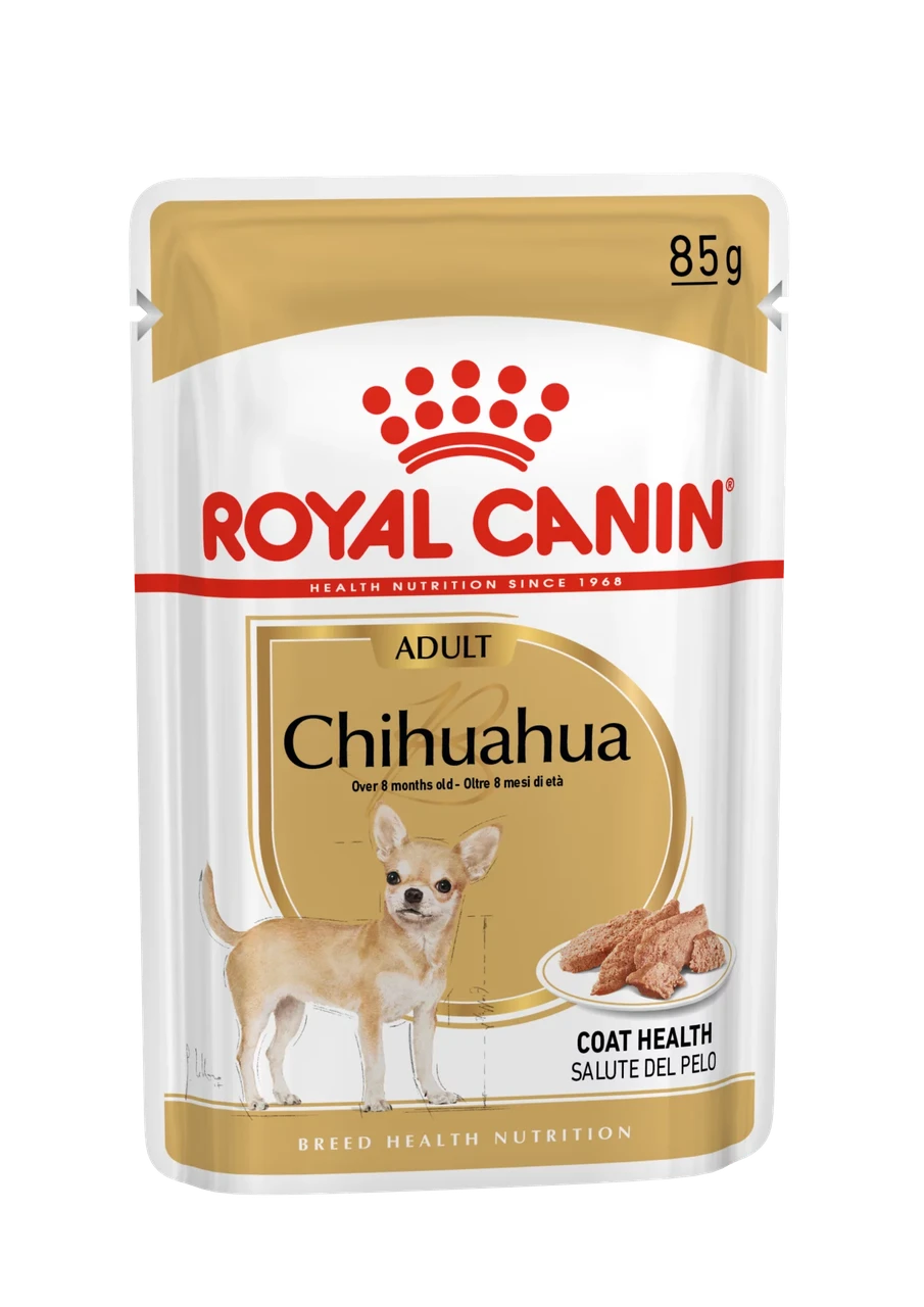 Royal Canin Chihuahua влажный корм (в паштете) для взрослых и стареющих собак породы чихуахуа, 85г., (Австрия) - фото 1 - id-p224461089