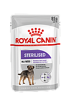 Royal Canin Sterilised Canin Adult влажный корм (в паштете) для взрослых стерилизованных собак, 85г.,(Австрия)