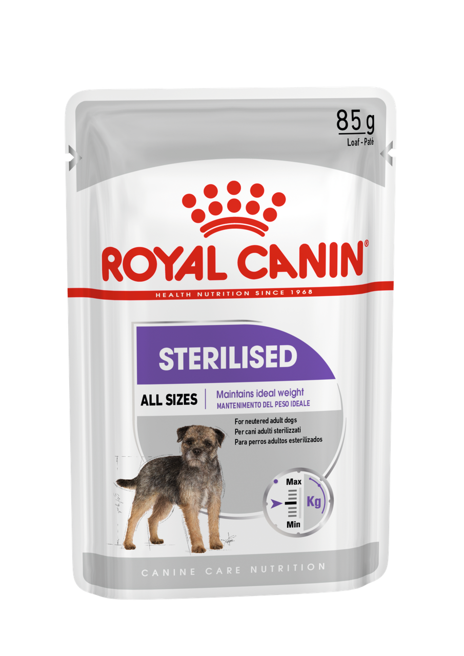 Royal Canin Sterilised Canin Adult влажный корм (в паштете) для взрослых стерилизованных собак, 85г.,(Австрия) - фото 1 - id-p224461425