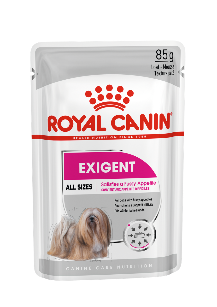 Royal Canin Exigent Canin Adult влажный корм (в паштете) для взрослых собак старше 10 месяцев, 85г.,(Австрия) - фото 1 - id-p224461448