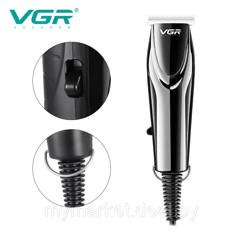 Машинка для стрижки волос VGR - фото 4 - id-p224461496