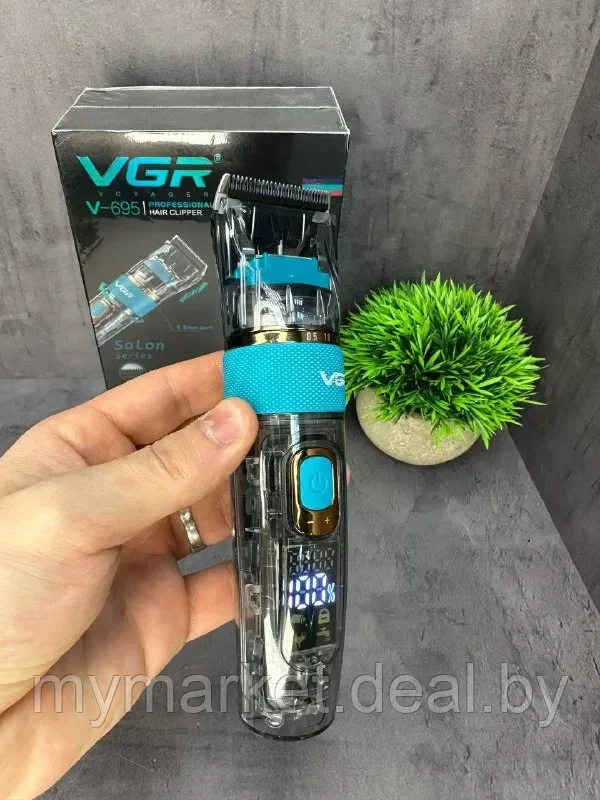 Машинка для стрижки волос триммер профессиональный VGR - фото 8 - id-p224461498
