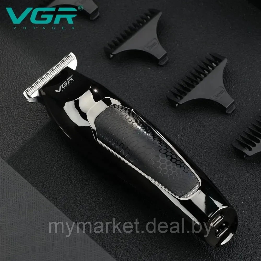 Машинка для стрижки волос триммер профессиональный VGR - фото 2 - id-p224461501