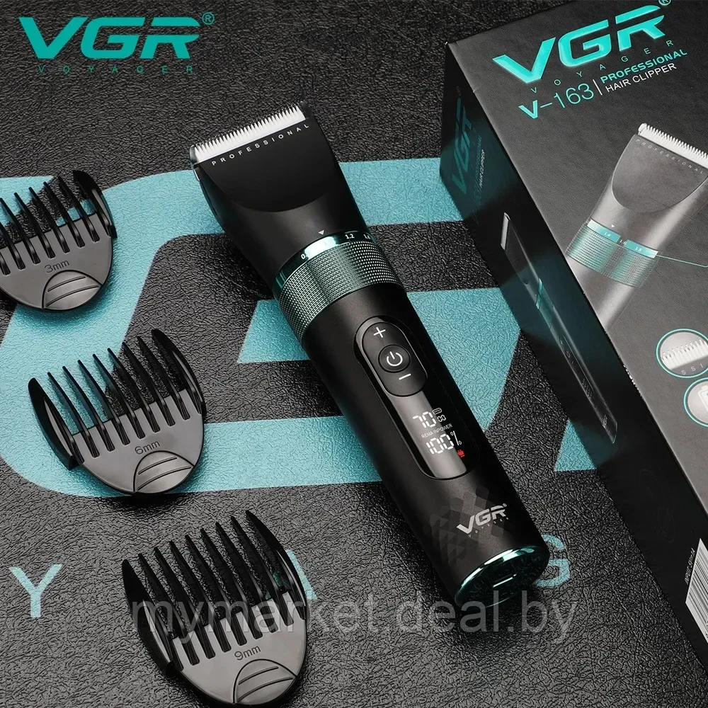 Машинка для стрижки волос триммер профессиональный VGR - фото 5 - id-p224461623