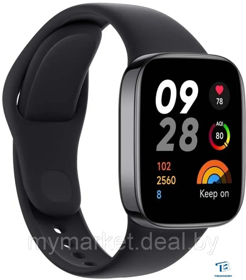 Смарт часы Xiaomi Watch 3 Active black ( Smart watch ) - фото 4 - id-p224461650