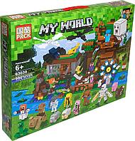 Конструктор Майнкрафт Загородный дом My World 986 деталей аналог Лего