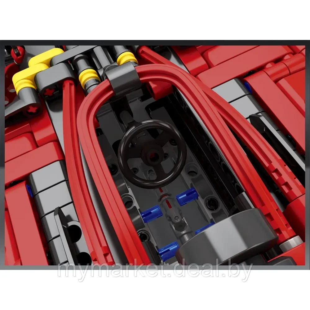 Конструктор для детей гоночная машина Ferrari на пульте управления 1348 деталей аналог Лего - фото 6 - id-p224461670