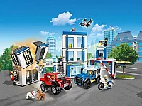 Конструктор для детей City полицейский участок 785 деталей аналог Лего