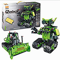 Конструктор для детей Робот трансформер 2в1 на пульте управления 763 деталей аналог Лего