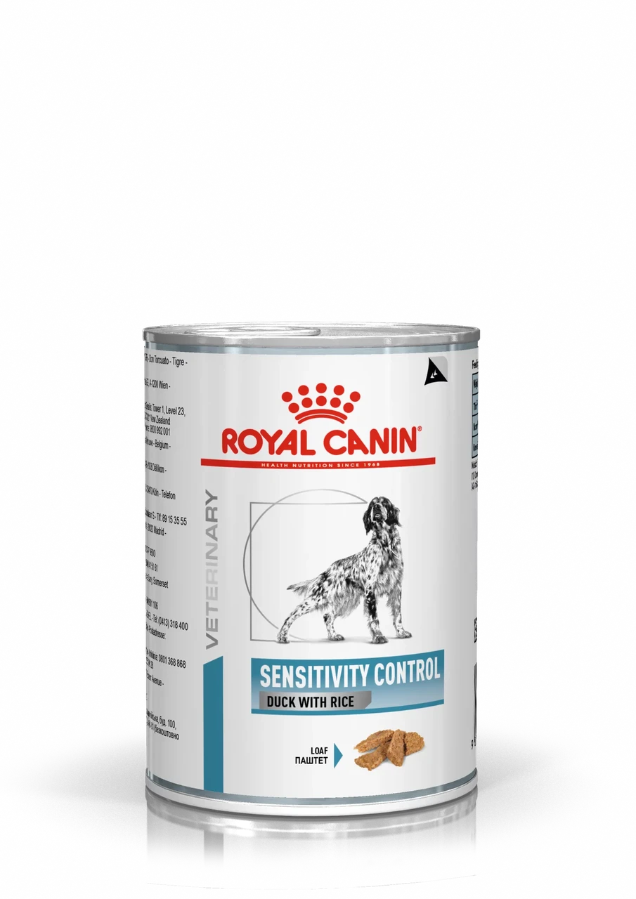Royal Canin Sensitivity Control Canine, влажный корм для взрослых собак со вкусом утки, 410г., (Австрия)
