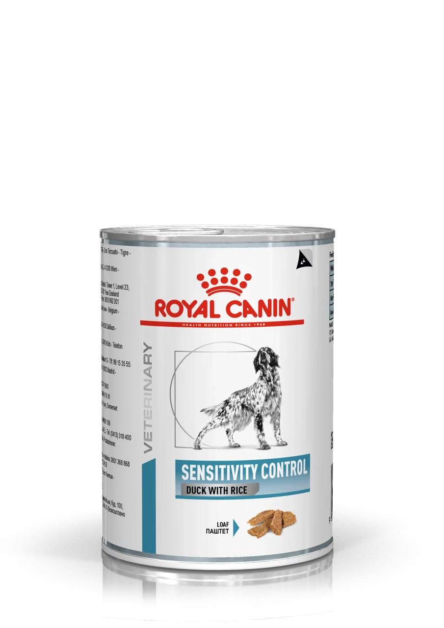 Royal Canin Sensitivity Control Canine, влажный корм для взрослых собак со вкусом утки, 410г., (Австрия) - фото 1 - id-p224462402