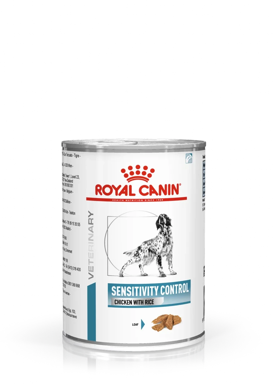 Royal Canin Sensitivity Control Canine, влажный корм для взрослых собак со вкусом курицы, 410г., (Австрия)