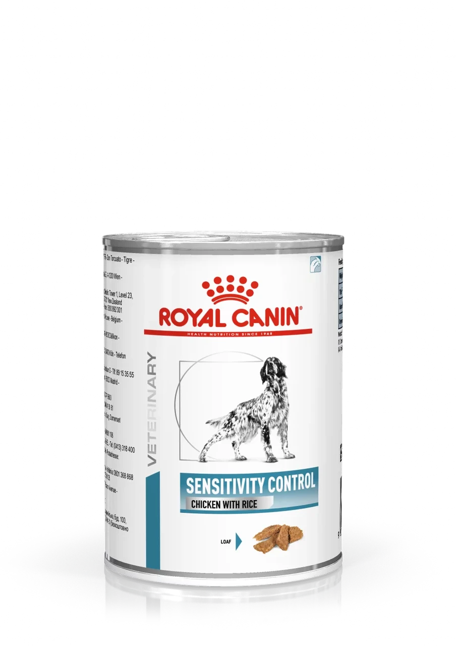 Royal Canin Sensitivity Control Canine, влажный корм для взрослых собак со вкусом курицы, 410г., (Австрия) - фото 1 - id-p224463596