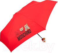 Зонт складной Moschino 8061-SuperminiC Bear Scribbles Red