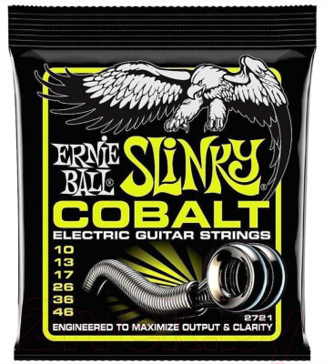 Струны для электрогитары Ernie Ball 2721 Cobalt REG Slinky 10-46 - фото 1 - id-p224468126