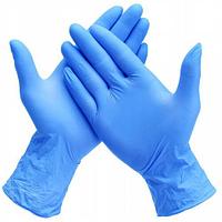 Перчатки одноразовые нитриловые синие, размер L, 100шт (50 пар)
