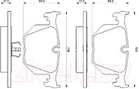 Тормозные колодки Bosch 0986494006