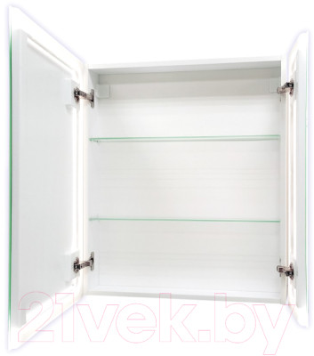 Шкаф с зеркалом для ванной Континент Reflex Led 70x80 - фото 9 - id-p224477267