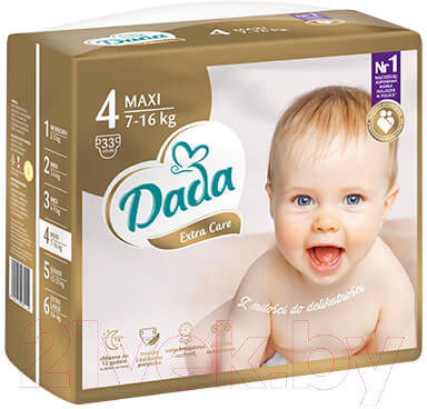 Подгузники детские Dada Extra Care Maxi 4 Jumbo Bag - фото 1 - id-p224475324