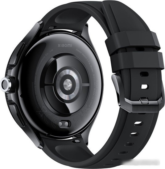 Умные часы Xiaomi Watch 2 Pro (черный, с черным силиконовым ремешком, международная версия) - фото 4 - id-p224478277