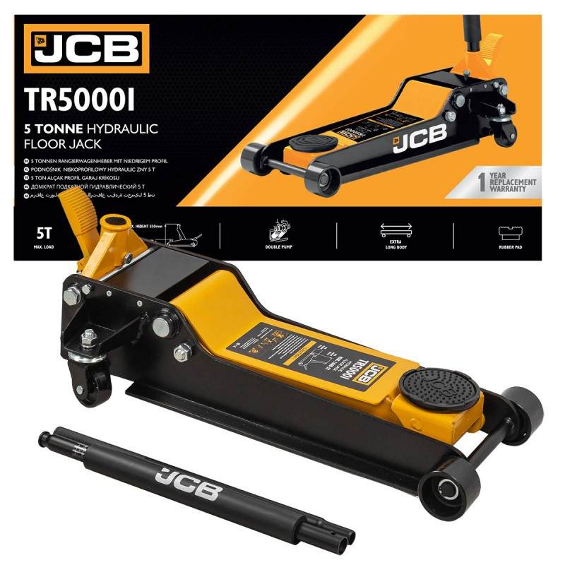 Домкрат подкатной гидравлический JCB 5т -TR50001