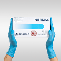 Перчатки нитриловые голубые NitriMAX, 100 шт.(50 пар)/уп.