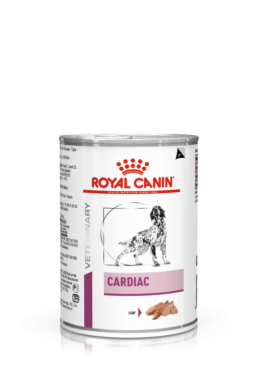 Royal Canin Cardiac влажный диетический корм (паштет) для взрослых собак, 410г., (Австрия)