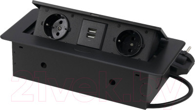 Блок розеточный AKS Nova USB выдвижной - фото 1 - id-p224481905