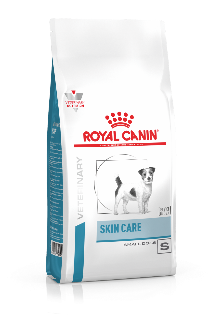 Сухой корм -диета Royal Canin Skin Care Small Dogs для собак при дерматозах и чрезмерном выпадении шерсти 2кг.