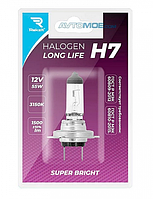 Лампа накаливания H7 12V55W PX26d Long Life REKZIT (блистер 1шт)