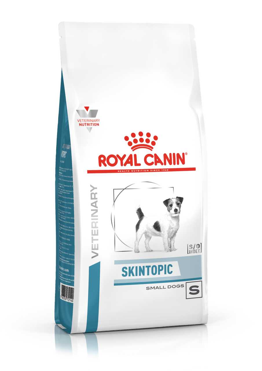 Сухой корм-диета Royal Canin Skintopic Small Dogs для собак мелких пород с атопическим дерматитом 1,5кг