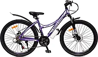 Велосипед Greenway 6930M р.16 2021 (фиолетовый/белый)