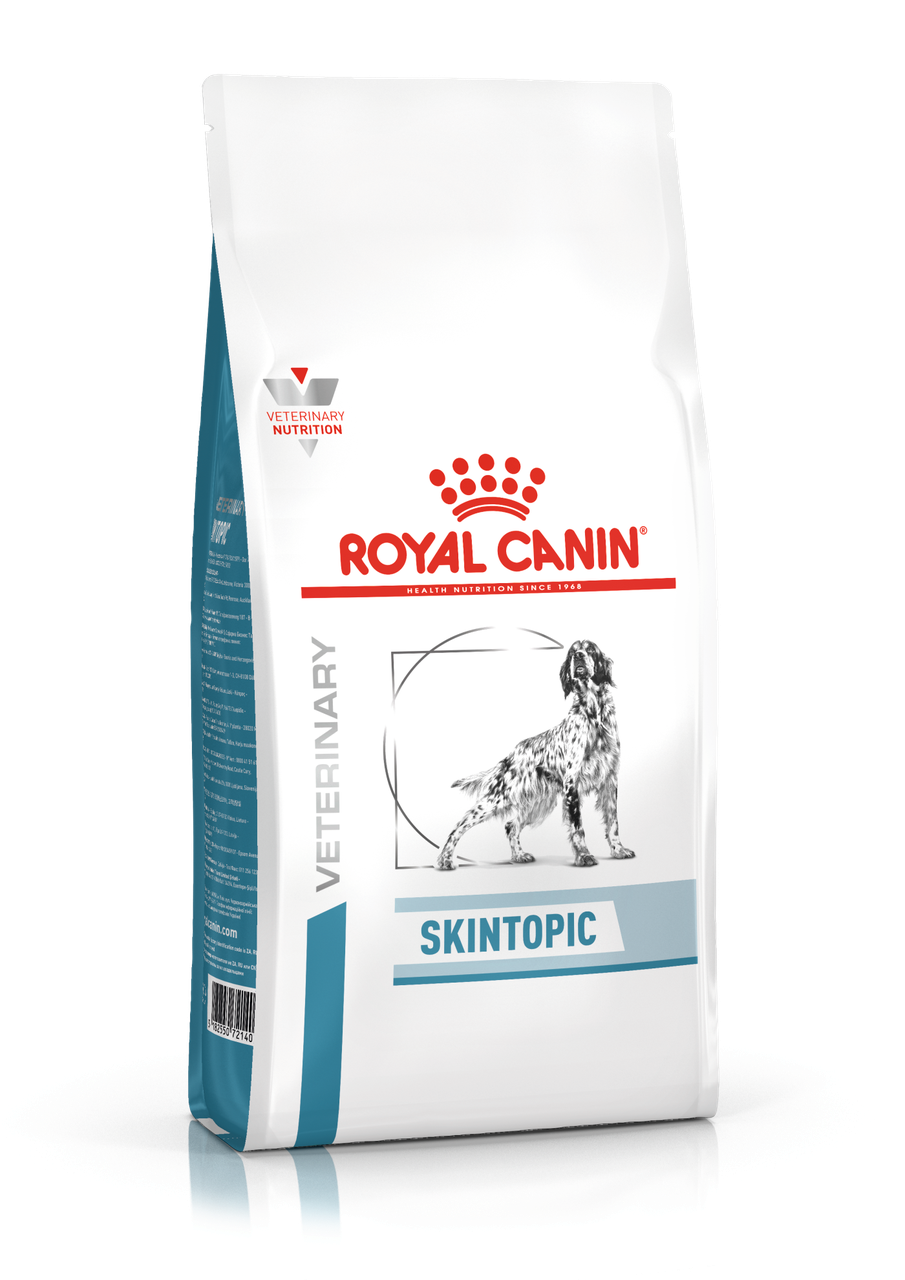 Сухой корм-диета Royal Canin Skintopic для собак средних и крупных пород с атопическим дерматитом 2кг.