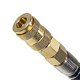 Шланг витой полиуретановый 10мм х 14мм х 20м с быстроразъемами (латунь, максимальное давление - 15bar, рабочая, фото 4