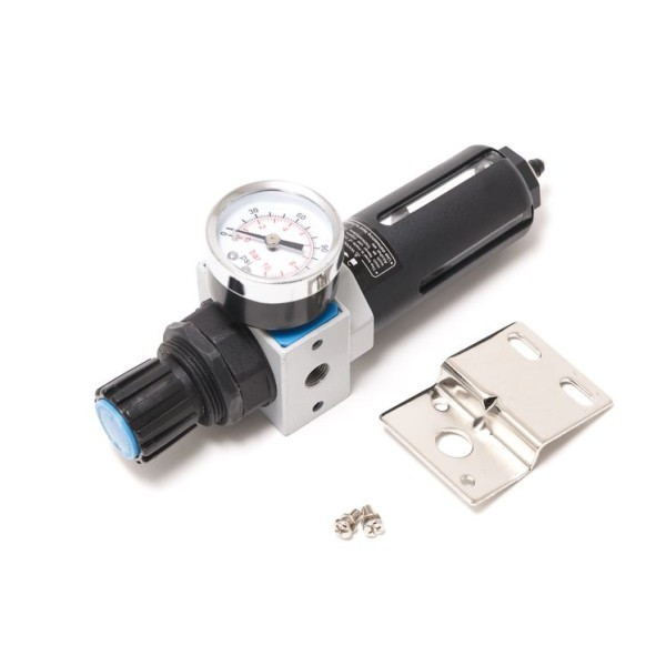 Фильтр-регулятор с индикатором давления для пневмосистем 1/8 (максимальное давление 10bar пропускная - фото 1 - id-p224487140