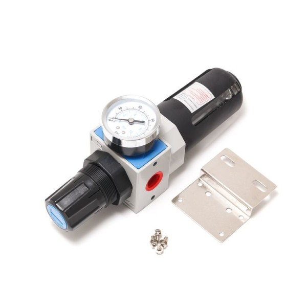 Фильтр-регулятор с индикатором давления для пневмосистем Profi 1/4 (пропускная способность:1300 л/мин,16bar, - фото 1 - id-p224487142