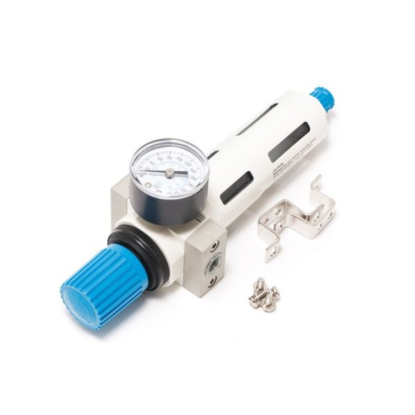 Фильтр-регулятор с индикатором давления для пневмосистемы 1/4 (пропускная способность:1300 л/мин, давление - фото 1 - id-p224487148