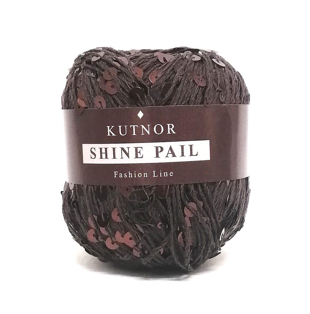 Королевские пайетки Kutnor Shine Pail цвет 26 коричневый с коричневыми пайетками