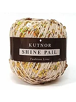 Королевские пайетки Kutnor Shine Pail цвет 150 кремовый с пайетками золото голографик