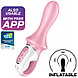 Расширяющийся анальный смарт-вибратор Satisfyer Air Pump Booty 5+ розовый, фото 3