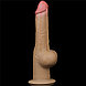 Реалистичный фаллос с высоко посаженной мошонкой Lovetoy Silicone Cock 25 см, фото 7