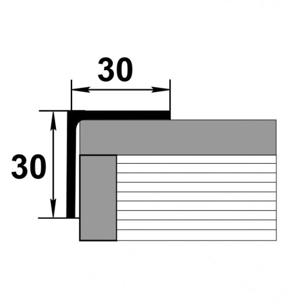 Алюминиевый уголок 30х30х1,5 (2,0 м) - фото 6 - id-p136684431